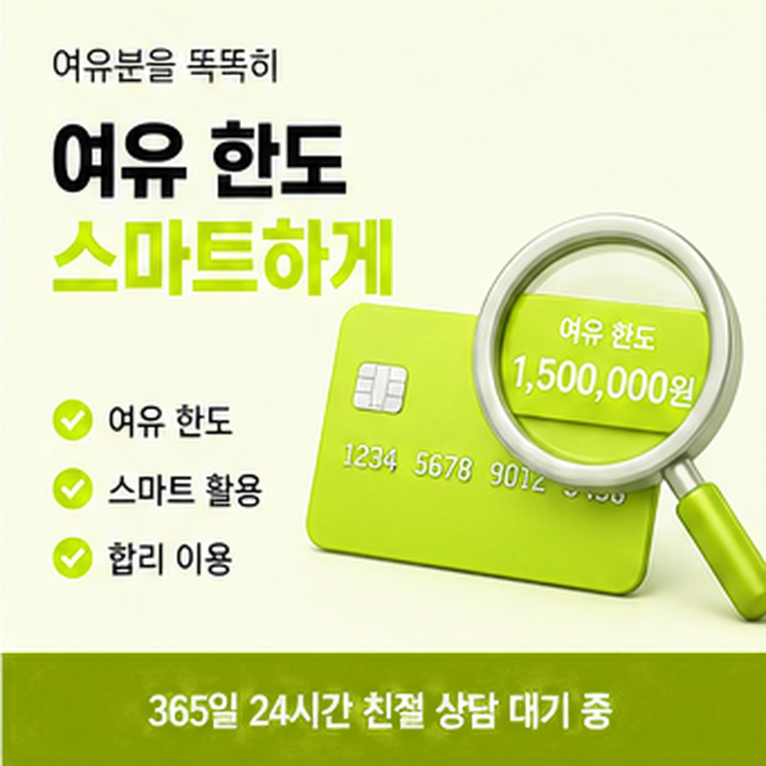 다음머니 안양카드깡 카드사별 메뉴 이름 배너